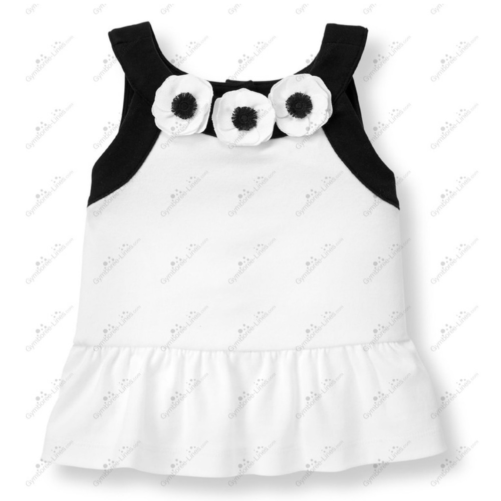 Janie and Jack Blossom Peplum Top